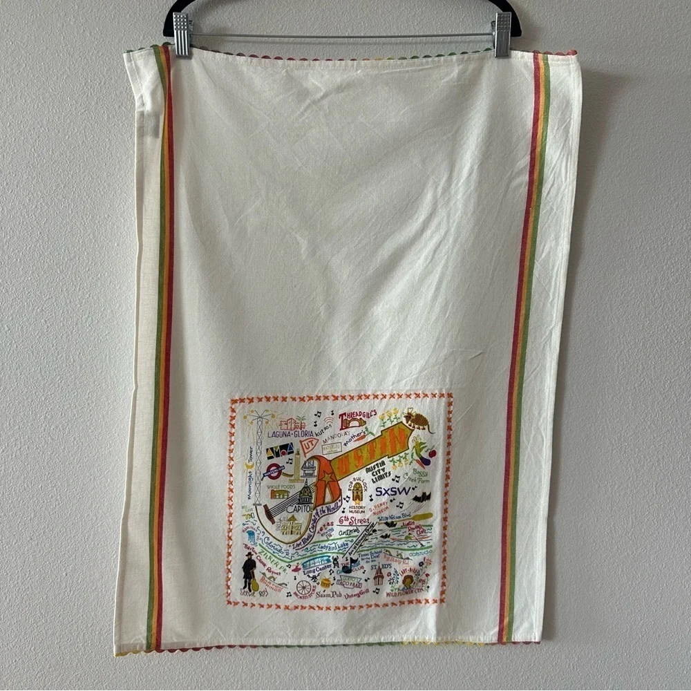 catstudio austin texas cotton kitchen towel